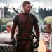 Ryan Reynolds Deadpool 2 Red and Black Waxed Leather Jacket Ryan Reynolds Deadpool 2 Red and Black Waxed Leather Jacket